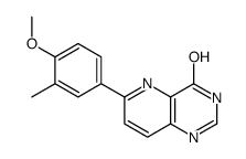6-(4-甲氧基-3-甲基苯基)吡啶并[3,2-d]嘧啶-4(3H)-酮 结构式