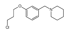 Piperidine, 1-[[3-(3-chloropropoxy)phenyl]methyl]- 结构式