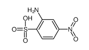 4-硝基-2-氨基苯磺酸 结构式