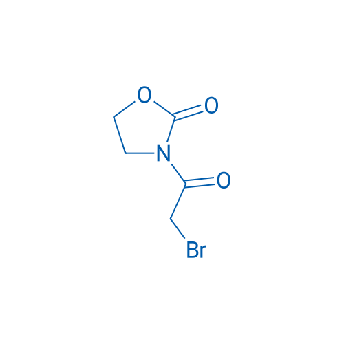 2-Oxazolidinone, 3-(bromoacetyl)- (9CI) 结构式