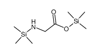 N-(三甲基硅基)甘氨酸三甲基硅酯 结构式