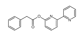 苯乙酸-2,2'-联吡啶-6-基酯 结构式