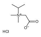 N-(羧甲基)-N,N-二甲基-2-丙铵氯化物 结构式