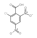 2-氯-4,6-二硝基苯甲酸 结构式