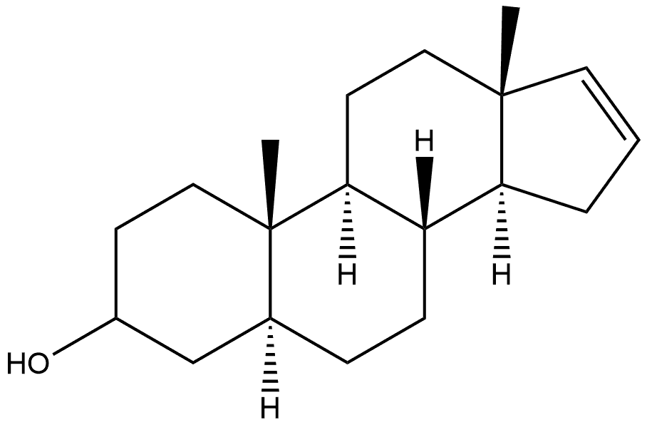 5α-雄甾-16-烯-3-醇 结构式