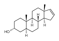 Androst-16-en-3-ol, (3β,5α,14β)- (9CI) 结构式
