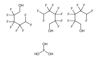 1-Pentanol, 2,2,3,3,4,4,5,5-octafluoro-, phosphite (3:1) 结构式