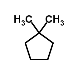 1,1-二甲基环戊烷 结构式