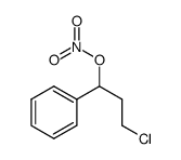α-(2-氯乙基)苯甲醇硝酸酯 结构式