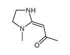 2-Propanone, 1-(1-methyl-2-imidazolidinylidene)-, (1E)- 结构式