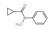 N-甲基-N-苯基环丙甲酰胺 结构式