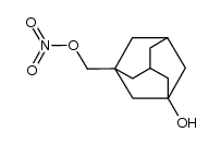 3-羟基-1-金刚烷甲醇硝酸酯 结构式
