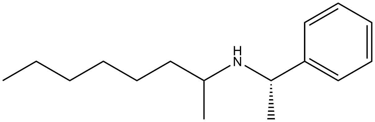 Benzenemethanamine, α-methyl-N-(1-methylheptyl)-, (αS)- 结构式
