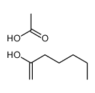1-庚烯-2-醇乙酸酯 结构式