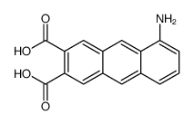 5-氨基-2,3-蒽二羧酸 结构式