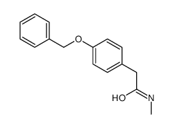 Benzeneacetamide, N-methyl-4-(phenylmethoxy)- 结构式