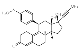 N-去甲米非司酮 结构式