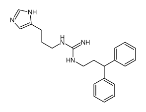 Guanidine, N-(3,3-diphenylpropyl)-N'-[3-(1H-imidazol-5-yl)propyl]- 结构式