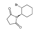 1-(2-溴环己基)-2,5-吡咯烷二酮 结构式