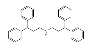 N-(3,3-二苯基丙基)-γ-苯基苯丙胺 结构式