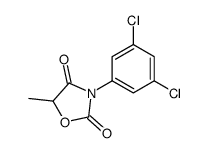 3-(3,5-二氯苯基)-5-甲基-2,4-恶唑烷二酮 结构式