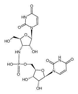 Uridine, 3'-amino-3'-deoxyuridylyl-(3'→5')- (9CI) 结构式