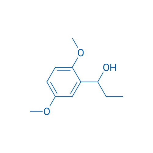 α-乙基-2,5-二甲氧基苯甲醇 结构式