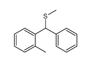 1-甲基-2-[(甲硫基)苯基甲基]苯 结构式