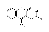 3-(2,2-Dichloroethyl)-4-methoxy-2(1H)-quinolinone 结构式