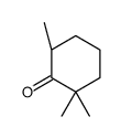 (6S)-2,2,6-三甲基环己酮 结构式