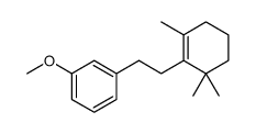 Benzene, 1-methoxy-3-[2-(2,6,6-trimethyl-1-cyclohexen-1-yl)ethyl]- 结构式