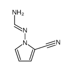 Methanimidamide, N'-(2-cyano-1H-pyrrol-1-yl)-, (E)- (9CI) 结构式