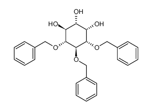 D-myo-Inositol, 3,4,5-tris-O-(phenylmethyl)- 结构式