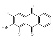 2-氨基-1,3-二氯蒽醌 结构式