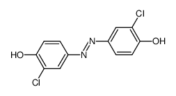 3,3'-二氯-4,4'-二羟基偶氮苯 结构式