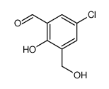 5-氯-2-羟基-3-(羟甲基)苯甲醛 结构式