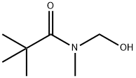 N-(羟甲基)-N,2,2-三甲基丙酰胺 结构式