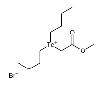 Telluronium, dibutyl(2-methoxy-2-oxoethyl)-, bromide (1:1) 结构式