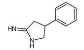3,4-二氢-3-苯基-2H-吡咯-5-胺 结构式