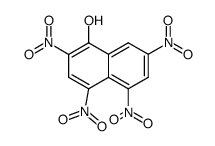 2,4,5,7-四硝基-1-萘酚 结构式