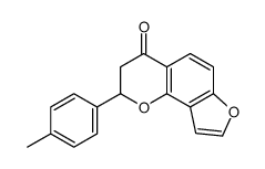 2-(4-甲基苯基)-2,3-二氢呋喃并[2,3-h]色烯-4-酮 结构式