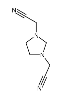 1,3-咪唑烷二乙腈 结构式