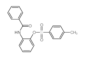 Benzamide,N-[2-[[(4-methylphenyl)sulfonyl]oxy]phenyl]- 结构式