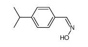 4-异丙基苯甲醛肟 (Z)-型 结构式