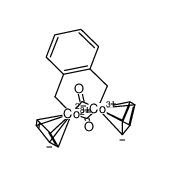 Cobalt, di-μ-carbonylbis(η5-2,4-cyclopentadien-1-yl)[μ-[1,2-phenylenebis(methylene)]]di- (9CI) 结构式