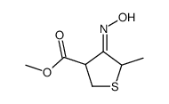 3-Thiophenecarboxylicacid,tetrahydro-4-(hydroxyimino)-5-methyl-,methyl 结构式