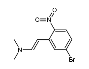 Ethenamine, 2-(5-bromo-2-nitrophenyl)-N,N-dimethyl- 结构式