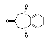 (1R,5R)-2H-1,5-苯并二硫杂环庚三烯-3(4H)-酮 1,5-二氧化物 结构式