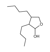 3,4-二丁基四氢-2-呋喃醇 结构式