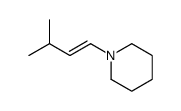 Piperidine, 1-(3-methyl-1-buten-1-yl)- 结构式